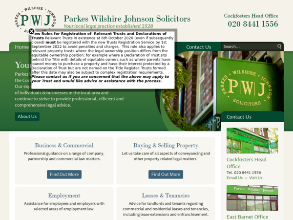 Parkes Wilshire Johnson Solicitors