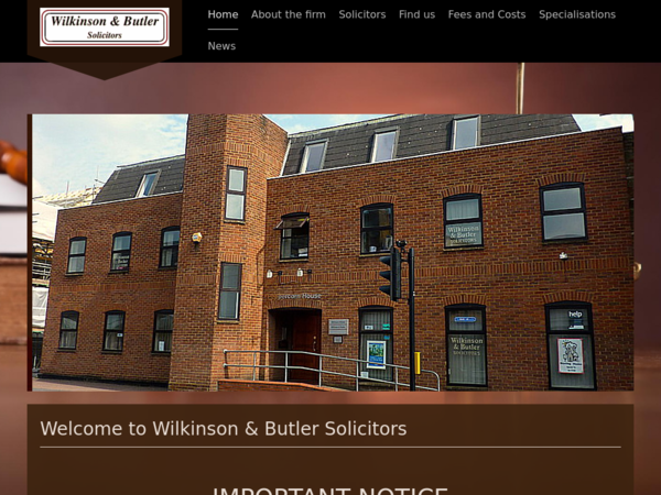 Wilkinson & Butler Solicitors.