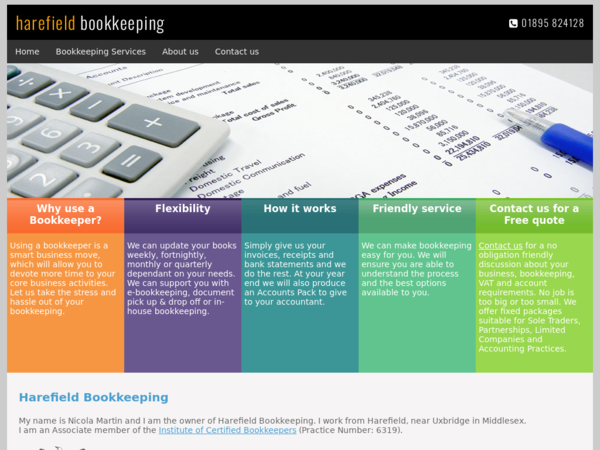 Harefield Bookkeeping