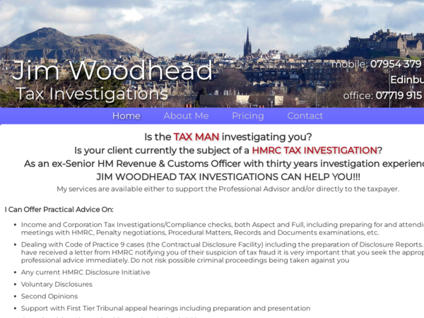 Jim Woodhead Tax Investigations