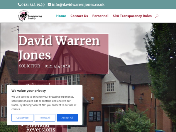 David Warren Jones Astwood Bank/Redditch