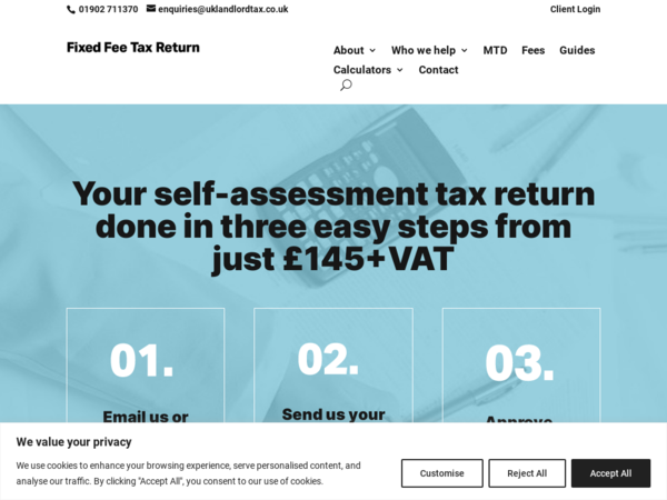 Fixed Fee Tax Return